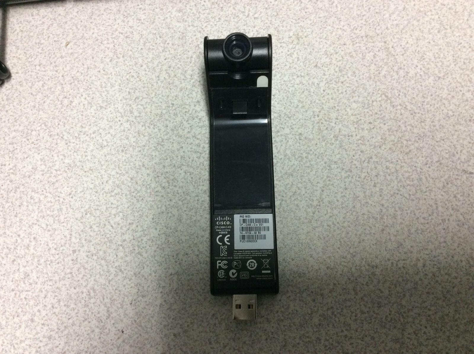 CISCO CP-9971-C-CAM-K9 VoIP IP Phone Color Touchscreen w/ USB Camera CP-CAM-C-K9
