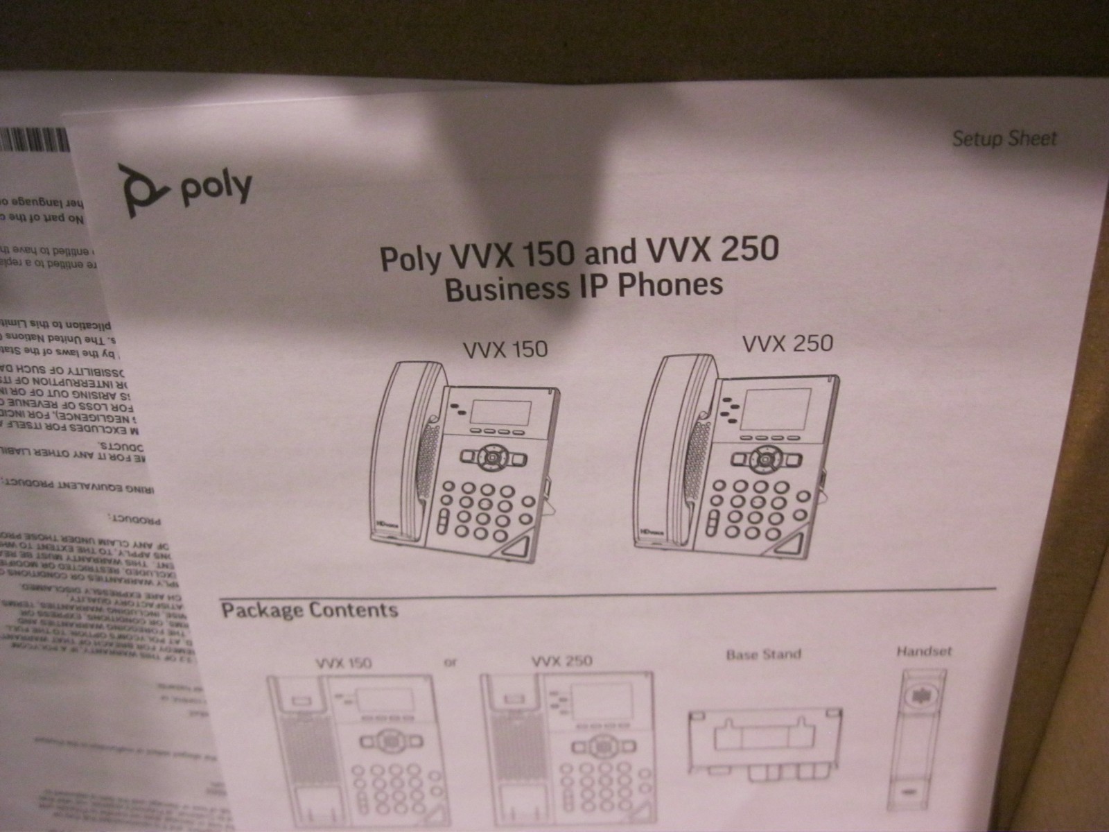 Polycom VVX 250 4-Line Gigabit IP VoIP Desk Phone PoE Office Business HD Voice
