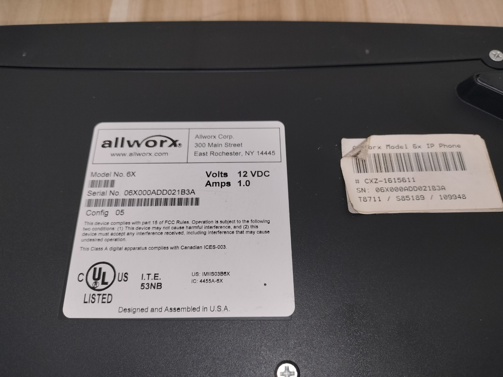 LOT OF 2 – Allworx 6X VoIP Phone System Network Server