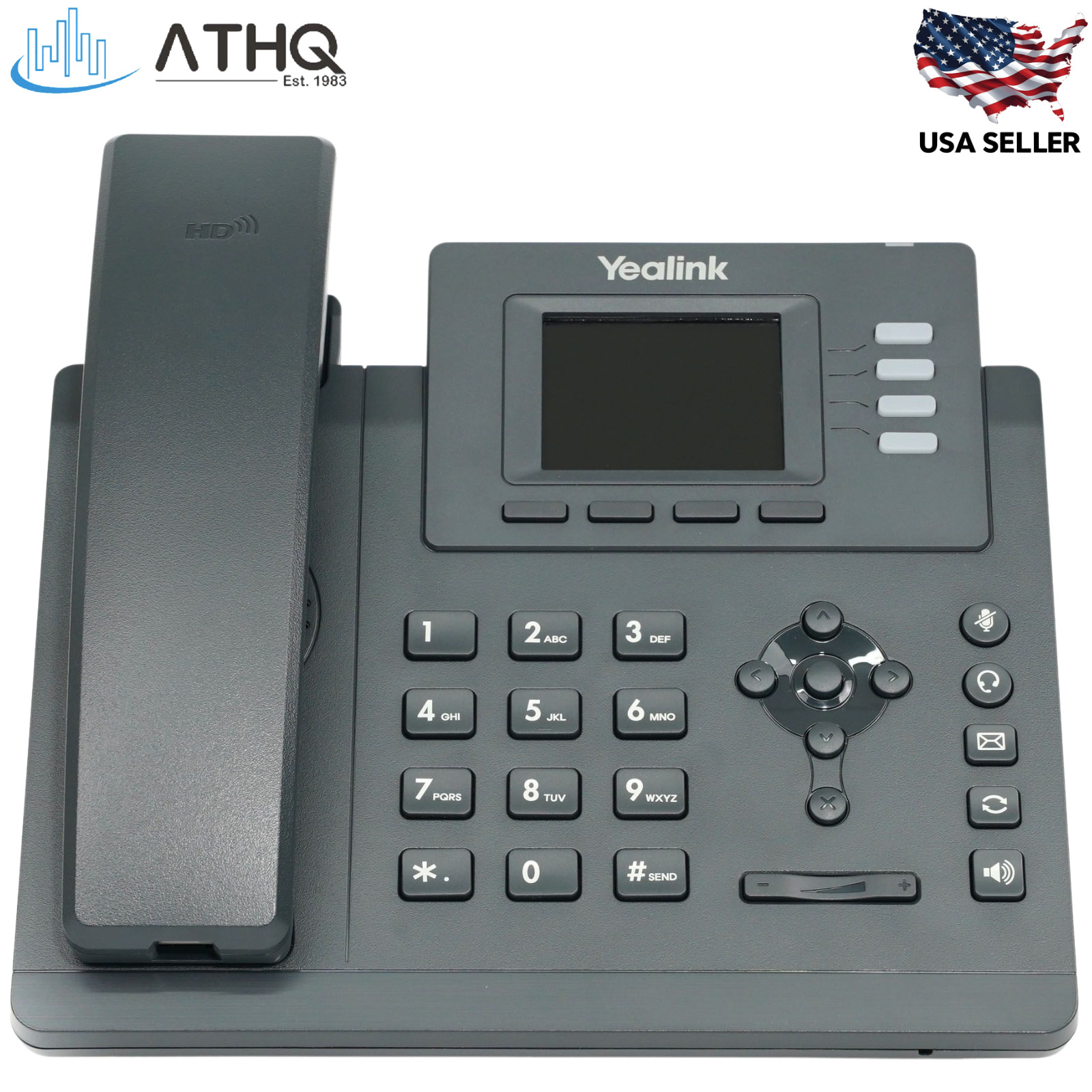 Yealink SIP-T33G 4-Line Color Screen Gigabit PoE IP Phone VoIP Office Phone NEW
