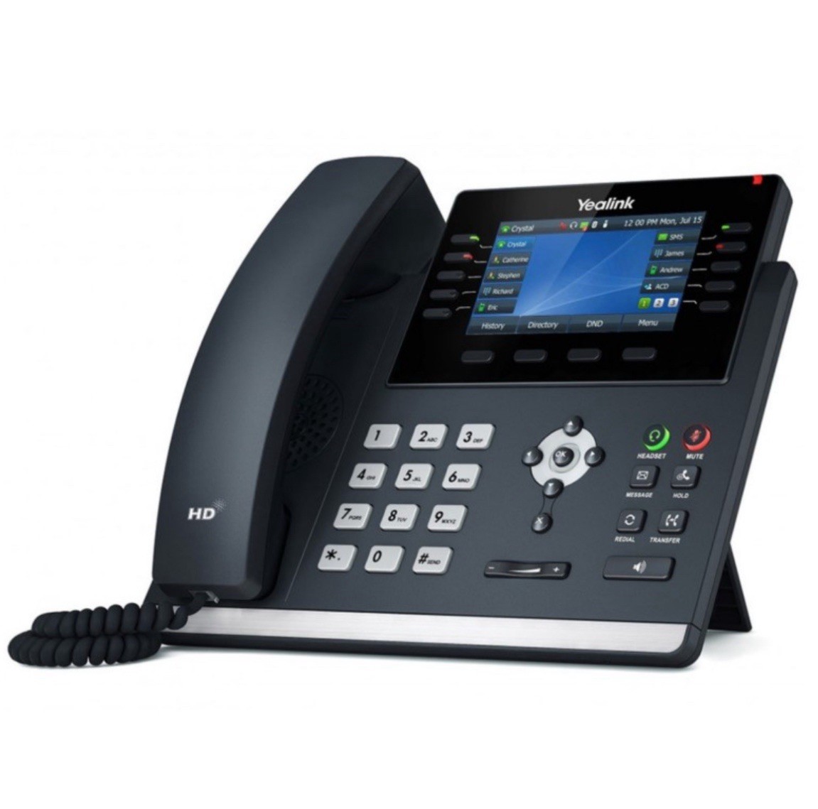 Yealink 4.3″ LCD Gigabit IP Business Phone – Gray (SIP-T46U)