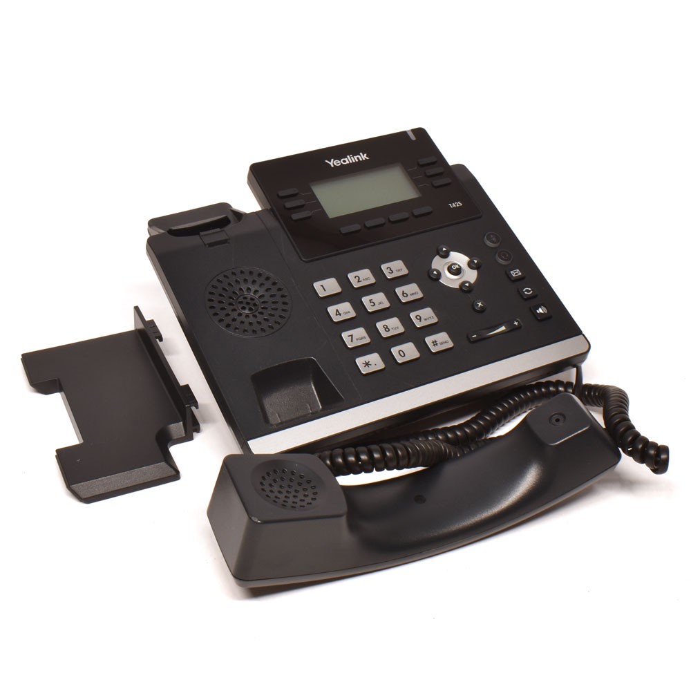 (Lot of 4) Yealink SIP-T42S VoIP Business Desk Telephone 12-Line PoE w/ Stands