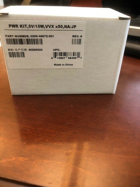 NEW Polycom VVX 150 250 350 450 VOIP Phone Power Supply 2200-48872-001 5v 15w