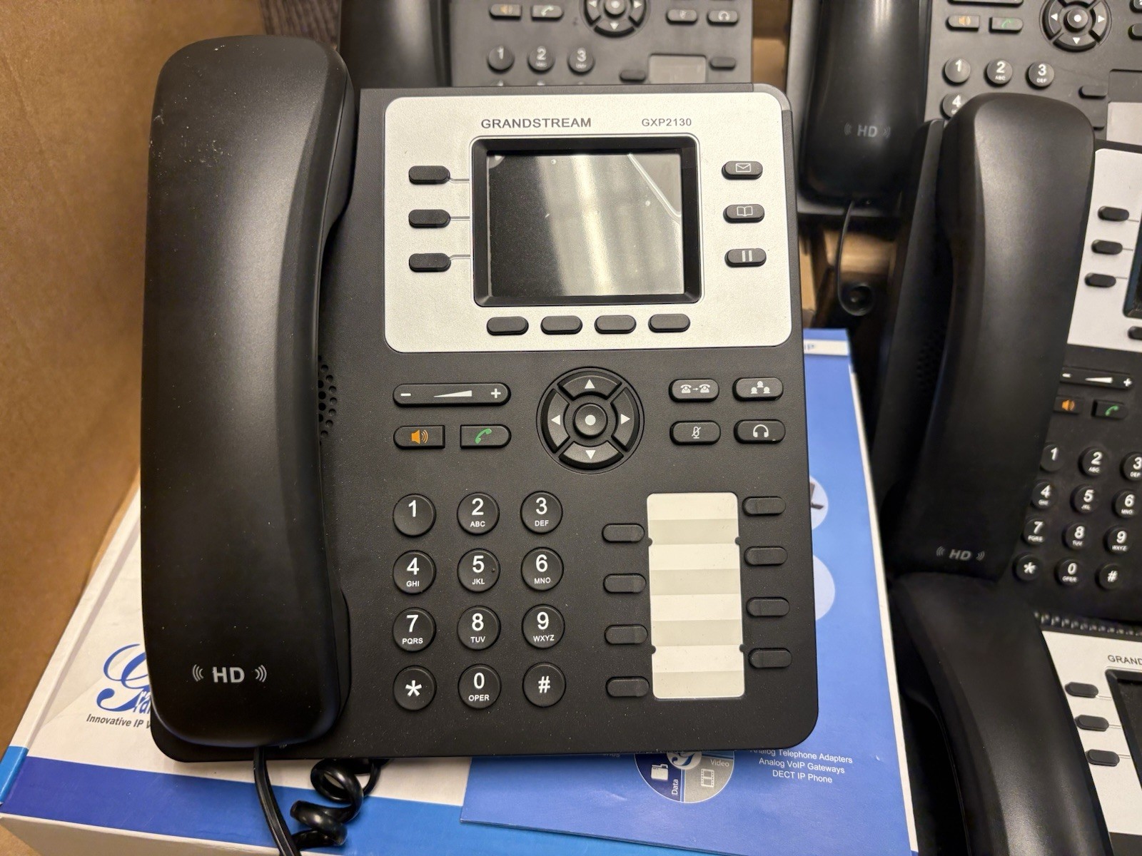 6 Grandstream GXP2130 V2 Business VoIP Phones Used TESTED You Get 6! In USA!