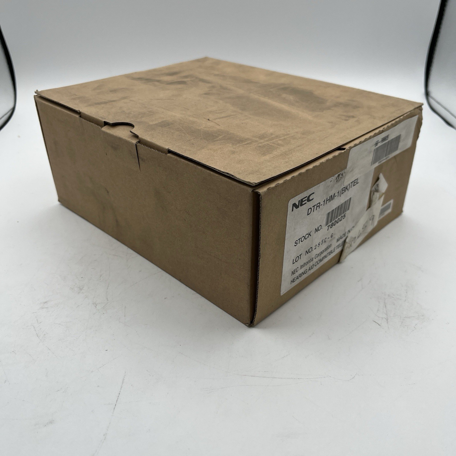 NEW!! NEC Black Single Line Office Telephone w/ Handset – DTR-1HM-1(Bk)TEL