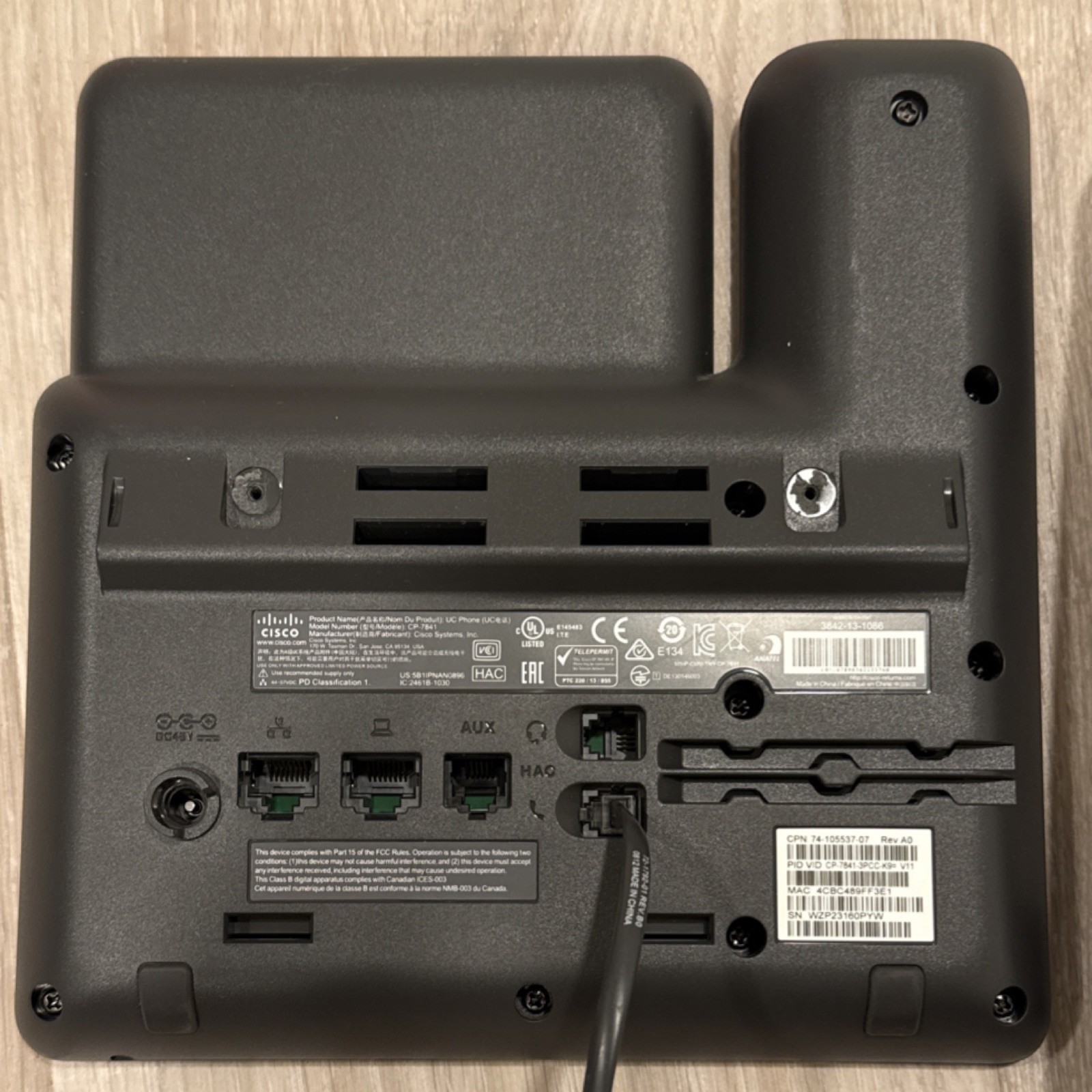 Lot Cisco 7841-3PCC and Polycom VVX400
