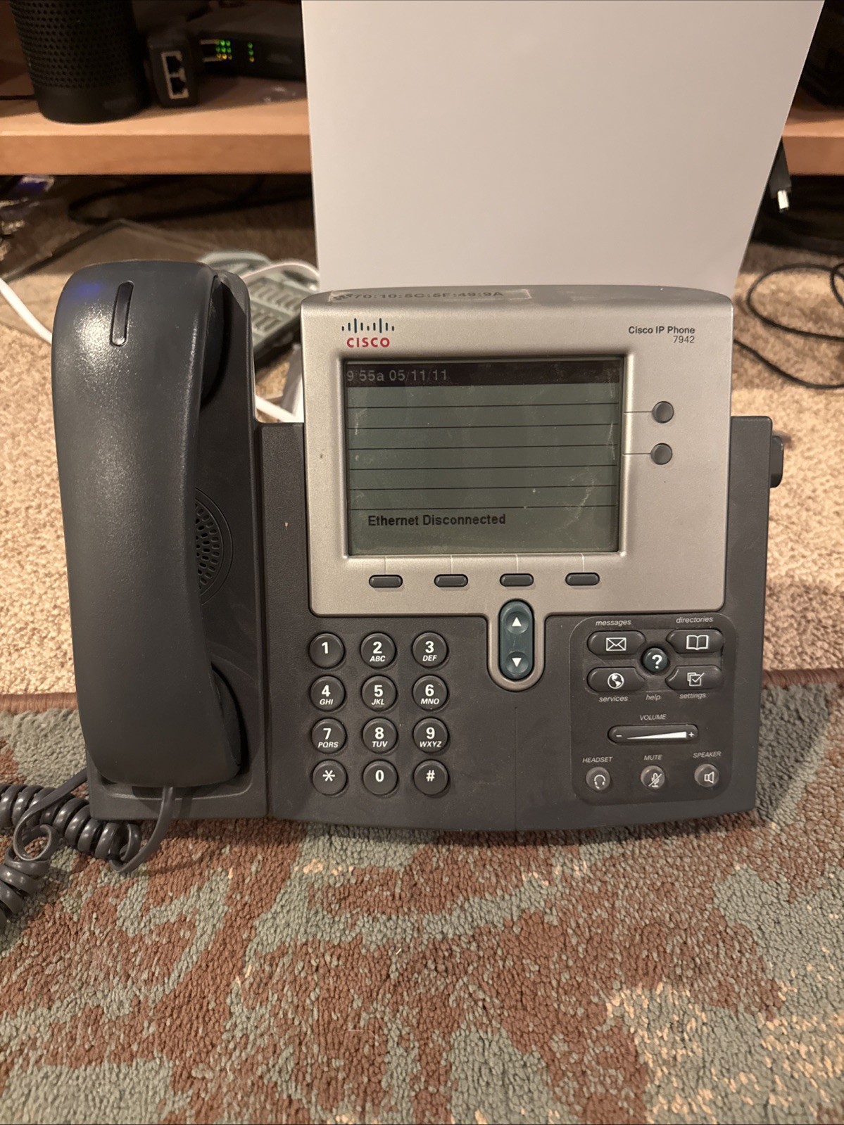 Cisco CP-7942G-R Unified IP Phone 7942G 7942 FreePBX Asterisk Home Lab
