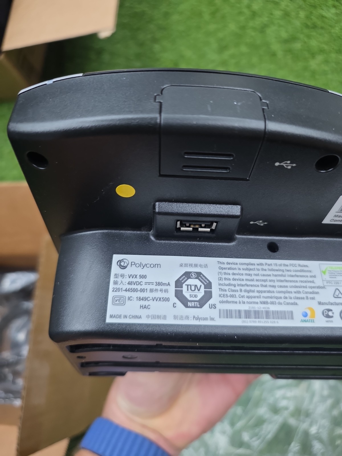 Polycom VVX 500 IP Phone PoE 2201-44500-001