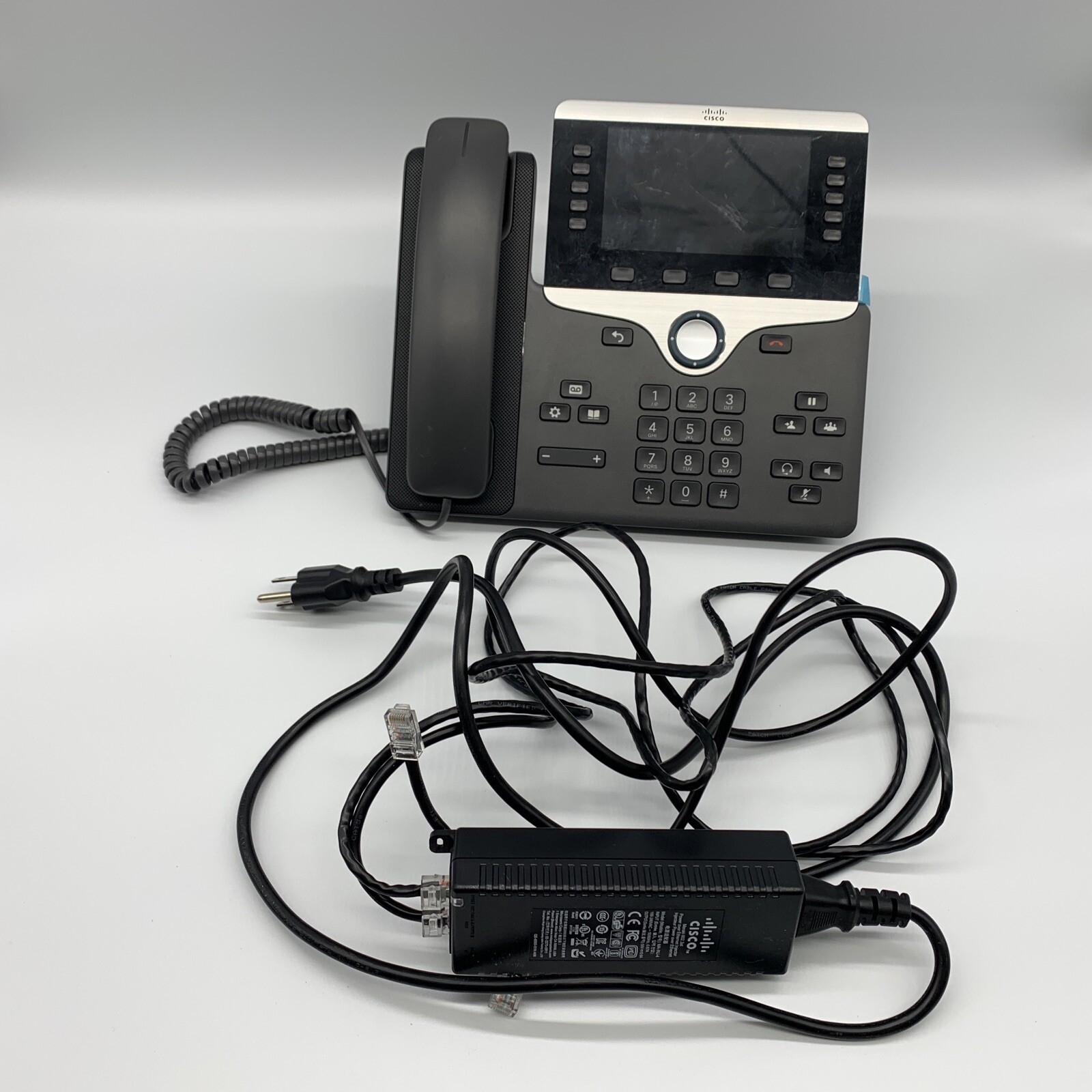 Cisco VoIP Phone CP-8841 – Charcoal with ma-inj-4 power supply