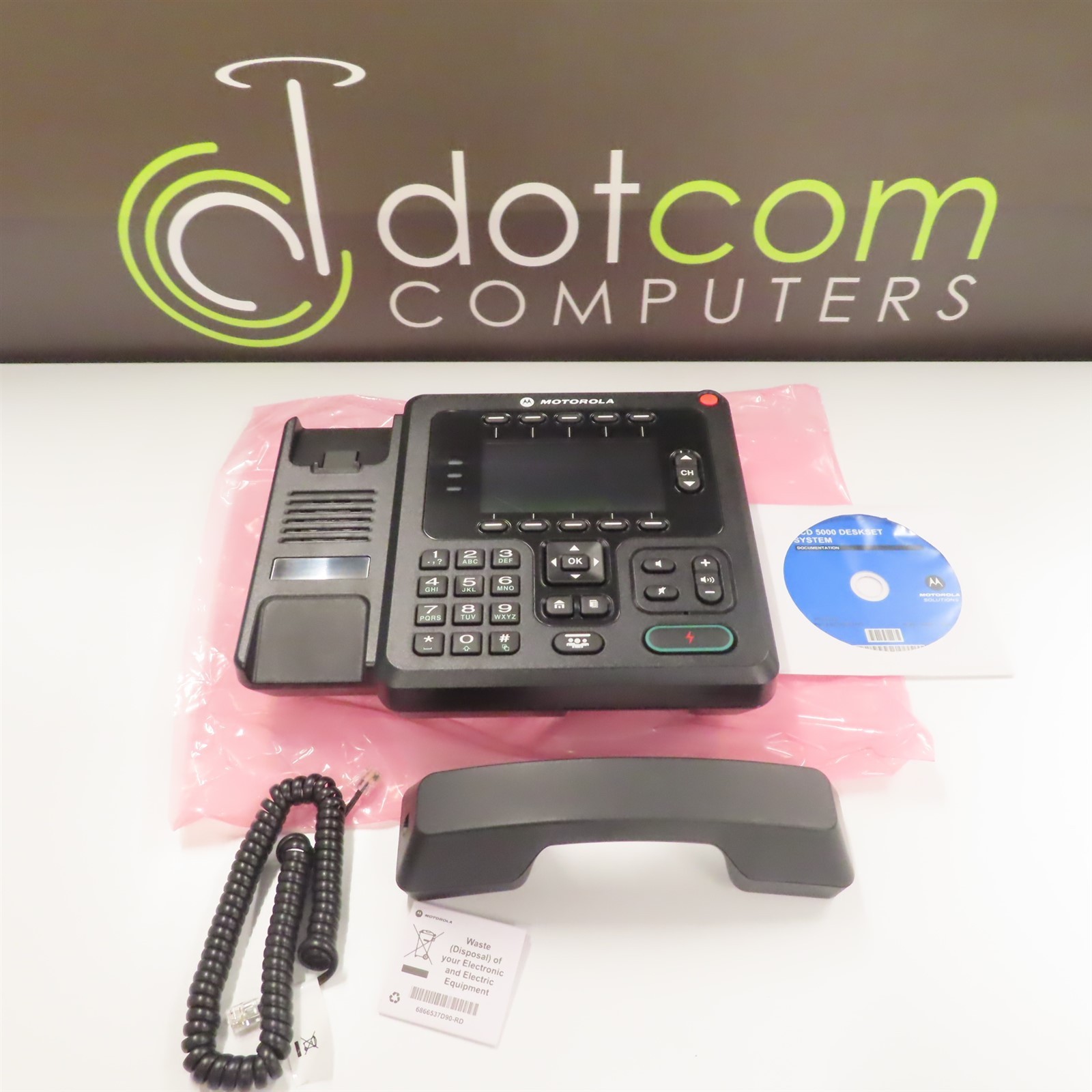Motorola Phone SMMCD 5000 Deskset MCD Model F2380A VOIP System New