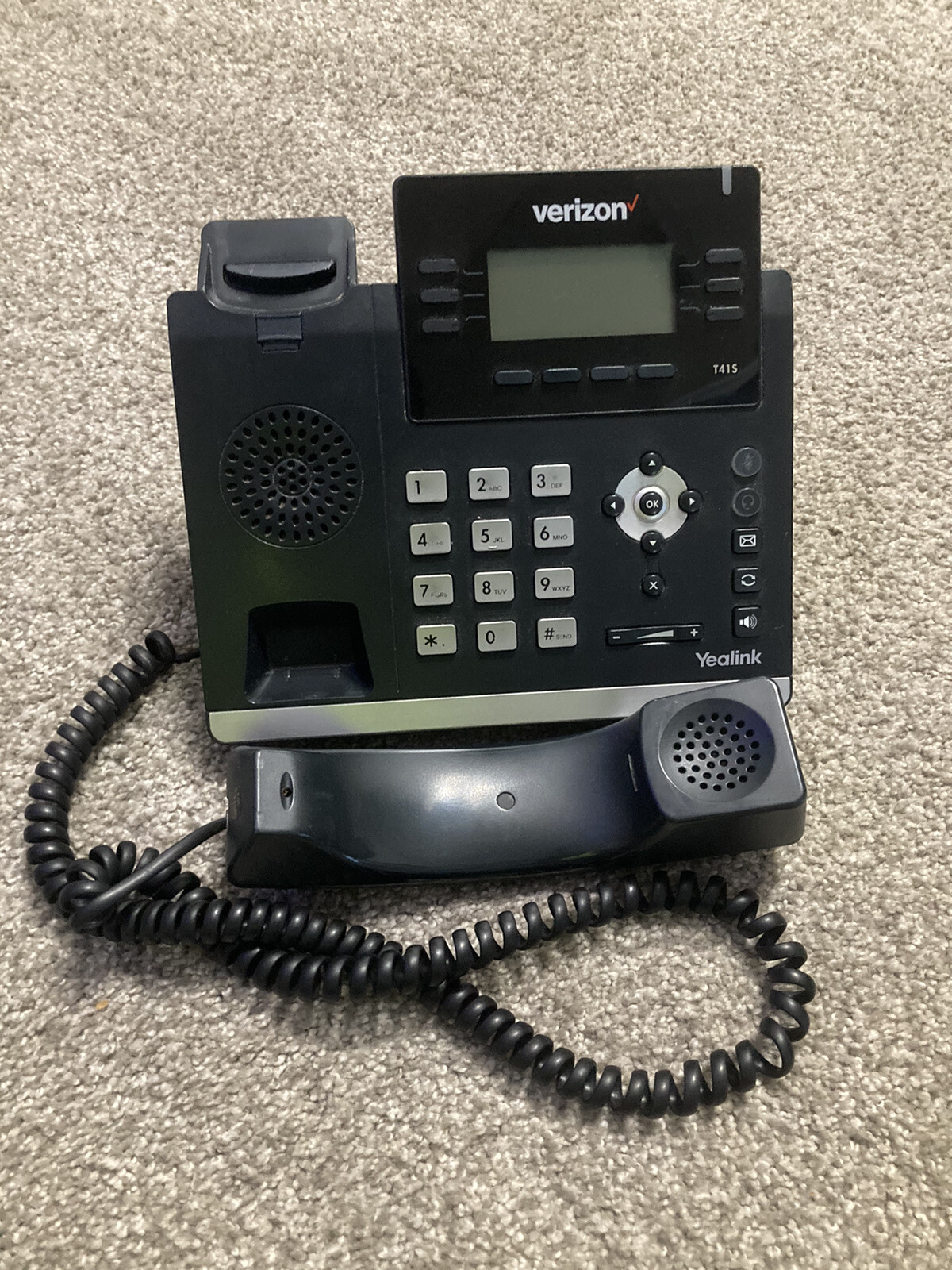 Yealink T41S IP Desk Phone (SIP-T41S) Verizon Black Color – Refurbished