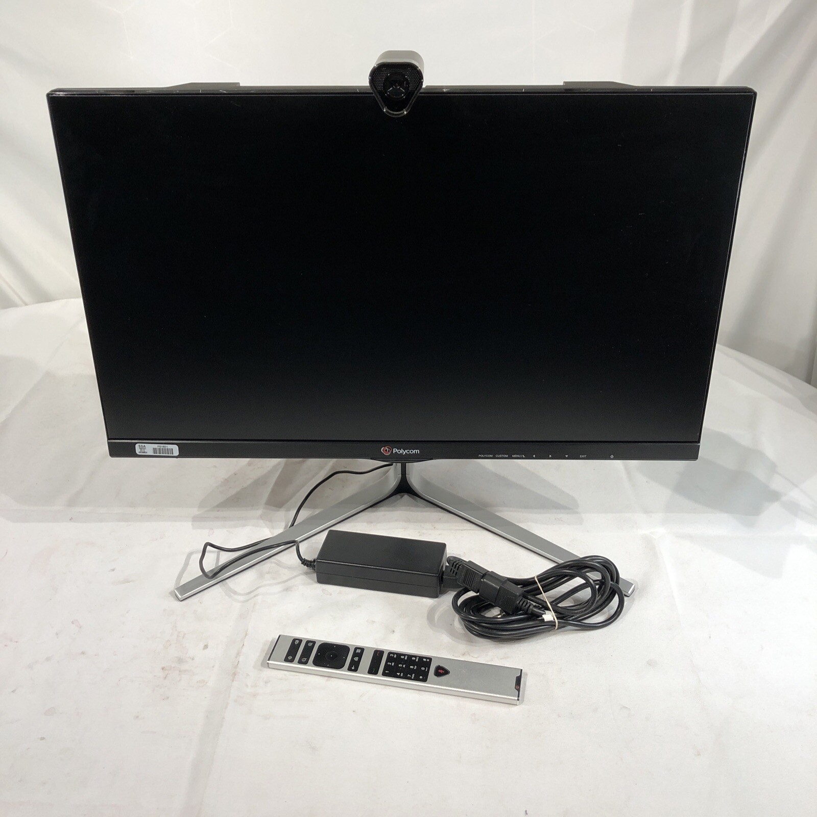 POLYCOM GS-27 27″ LED FULL HD CONFERENCE MONITOR w RealPresence Group 500 + Remo