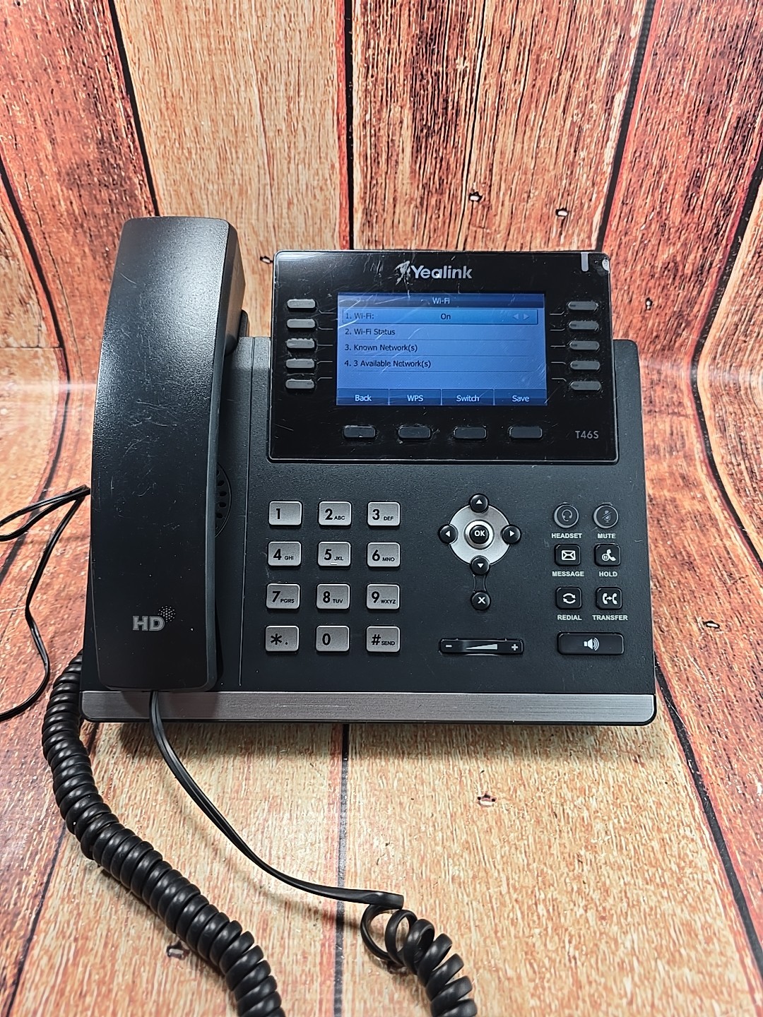 Yealink SIP-T46S Ultra Elegant Gigabit IP Business 4.3″ Color Display Phone Desk