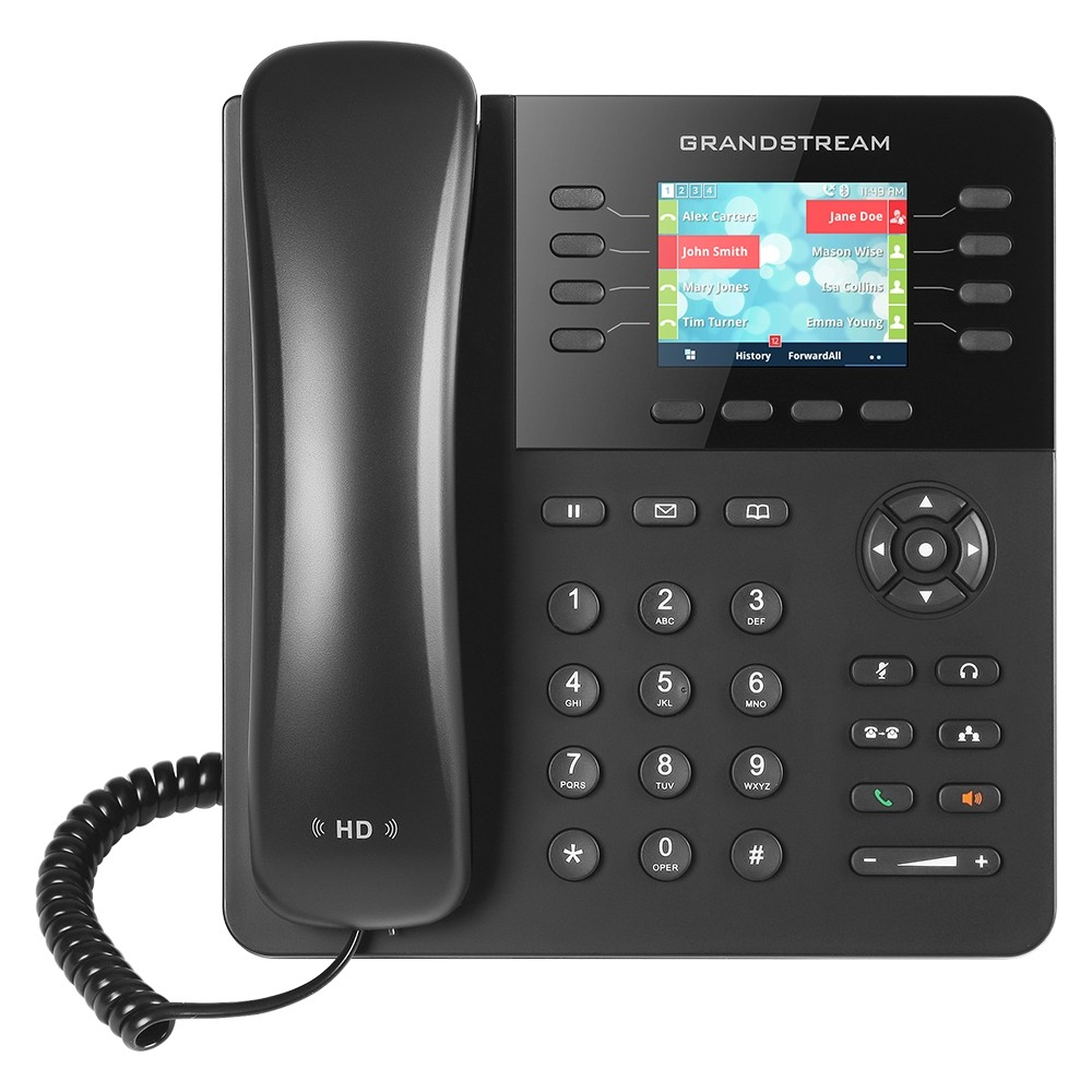 Grandstream GS-GXP2135 High Performance IP Phone 8 Lines Color LCD Dual GigE