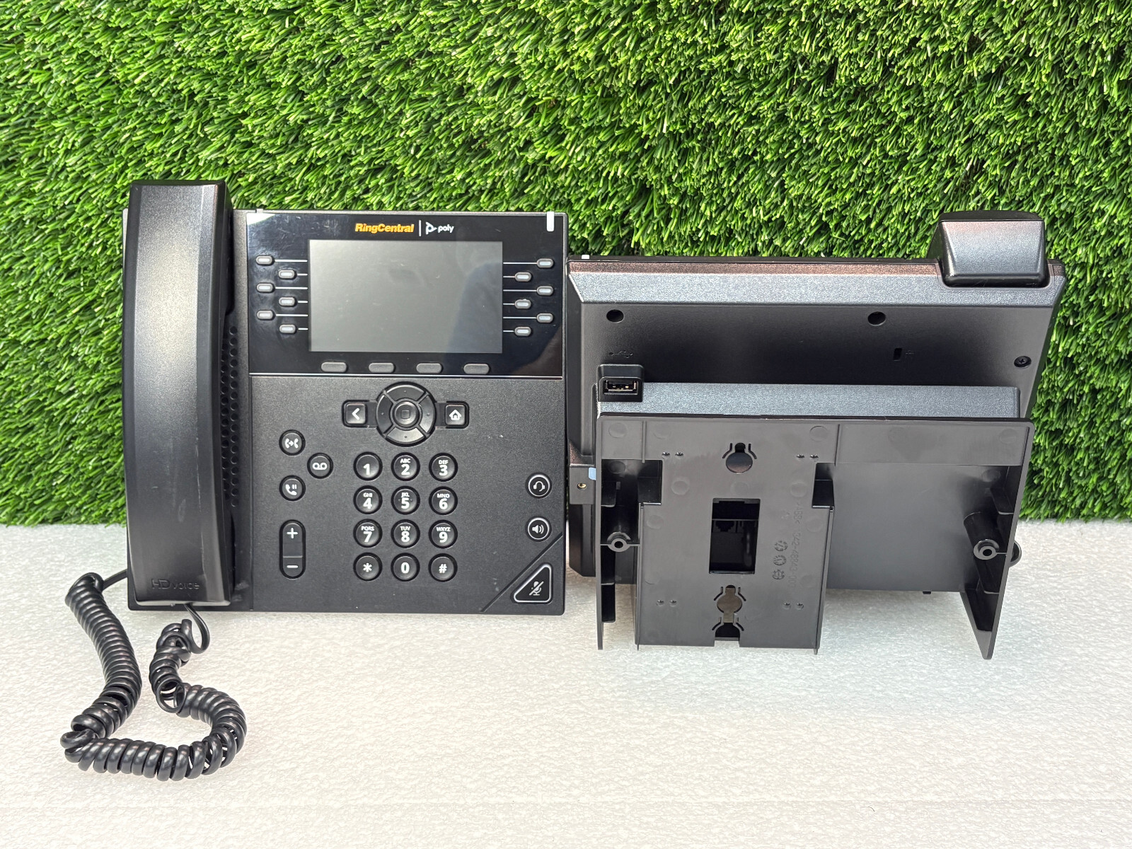 LOT OF 3 | Poly VVX 450 12-Line Enterprise Color LCD Screen IP Business Phone