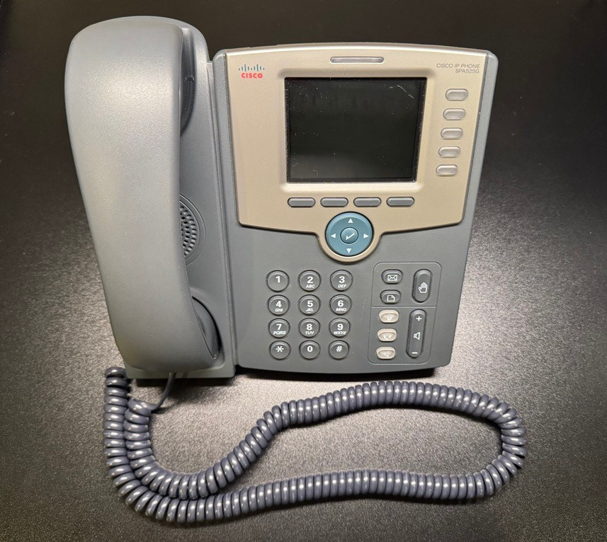 Cisco SPA525G2 5-Line VoIP Business IP Phone PoE Office Desk Telephone