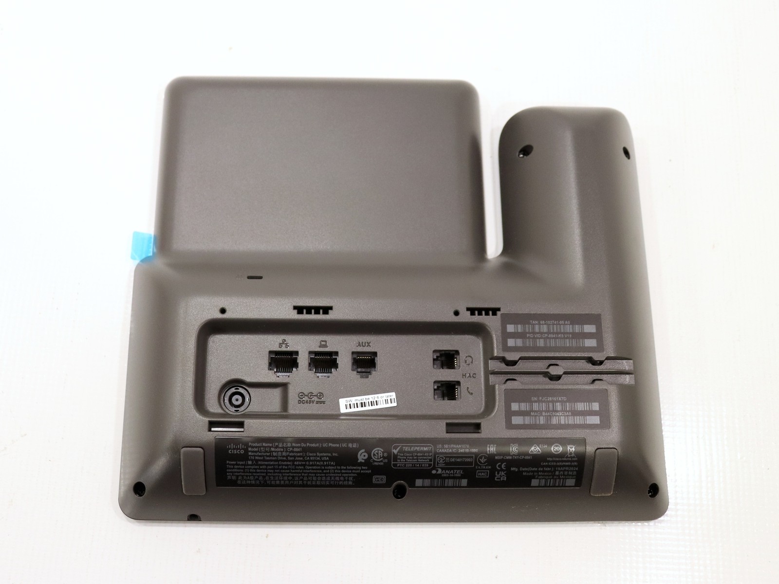 Cisco Systems CP-8841-K9 IP Phone 8841 TAA UC Phone Gray