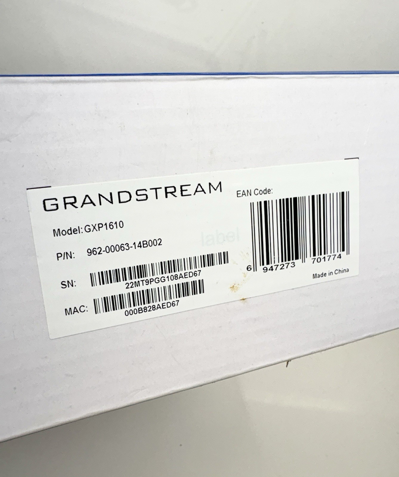New Grandstream Phone Small Business GXP1610 VoIP Telephone 3 Way Conferencing