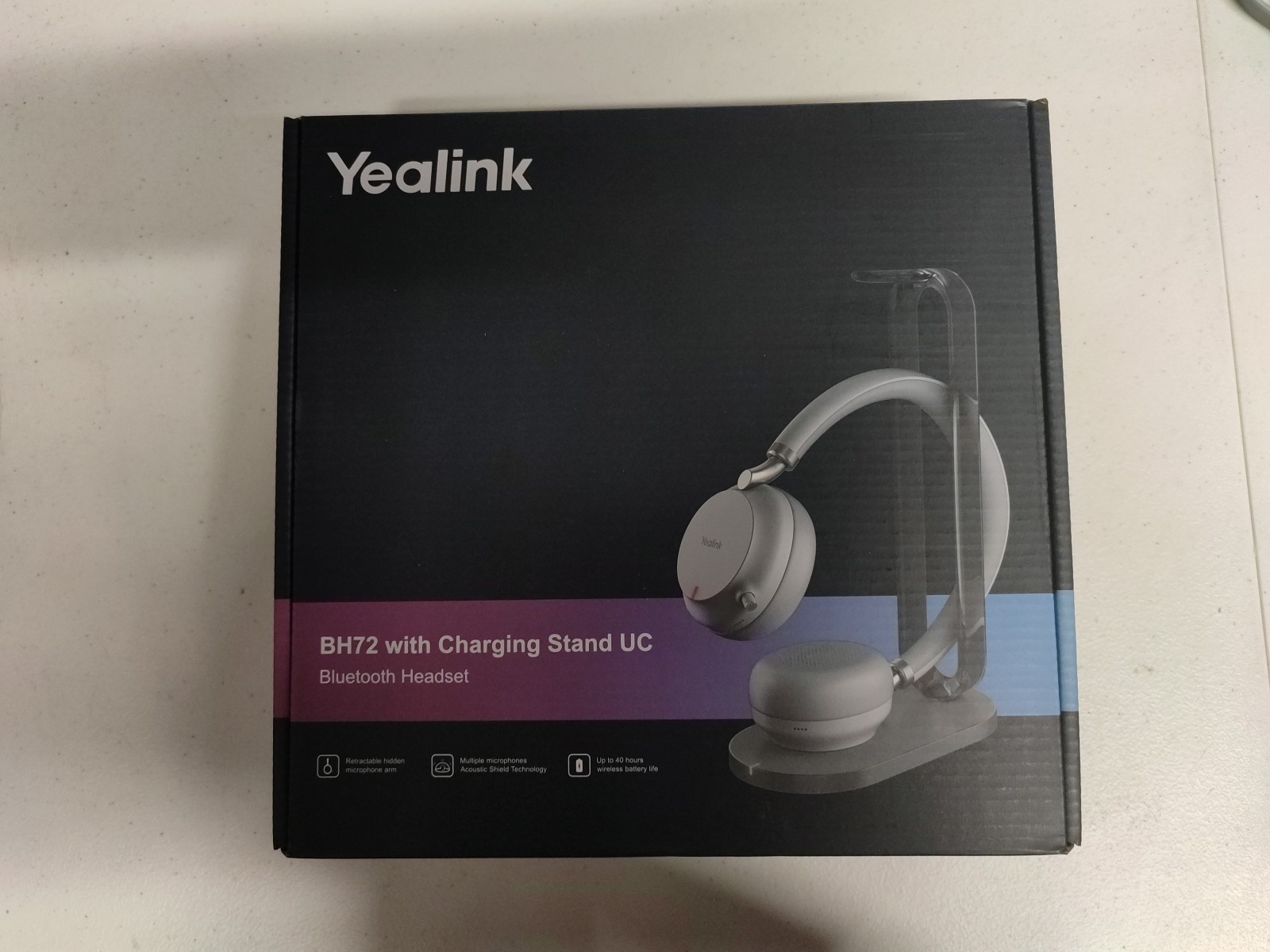 Yealink BH72 1208615 Headset – Stereo USB Type A Wireless Bluetooth