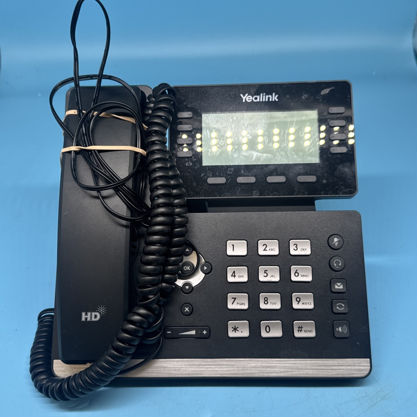 Verizon Yealink SIP-T53W IP Phone – Black 8 Line Business Phone-Used