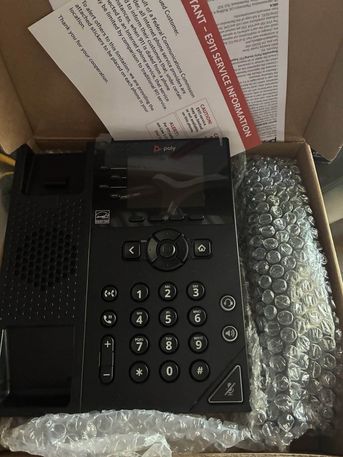 Poly VVX 150 Business IP Phone Desk Phone, Ethernet (RJ-45), Black