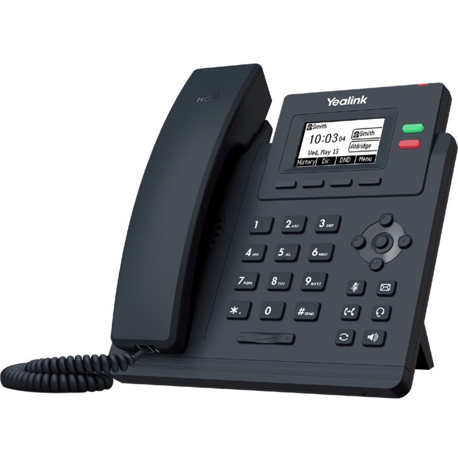 Yealink SIP-T31G IP Phone – Corded – Corded – Wall Mountable – Classic Gray