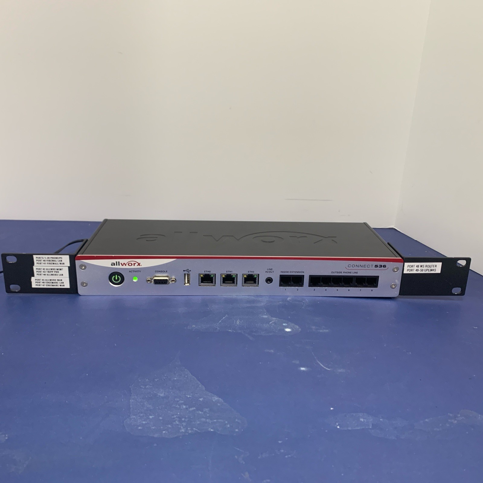 ALLWORX CONNECT 536 PHONE SYSTEM SERVER VOIP W/CORD
