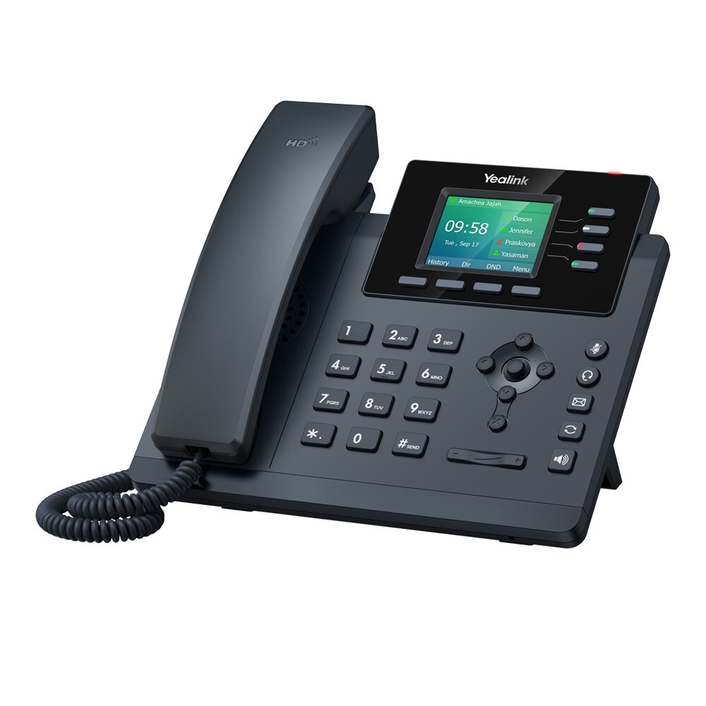 Yealink T34W IP Phone with Wi-Fi Bluetooth Power Adapte – Free SHIPPING
