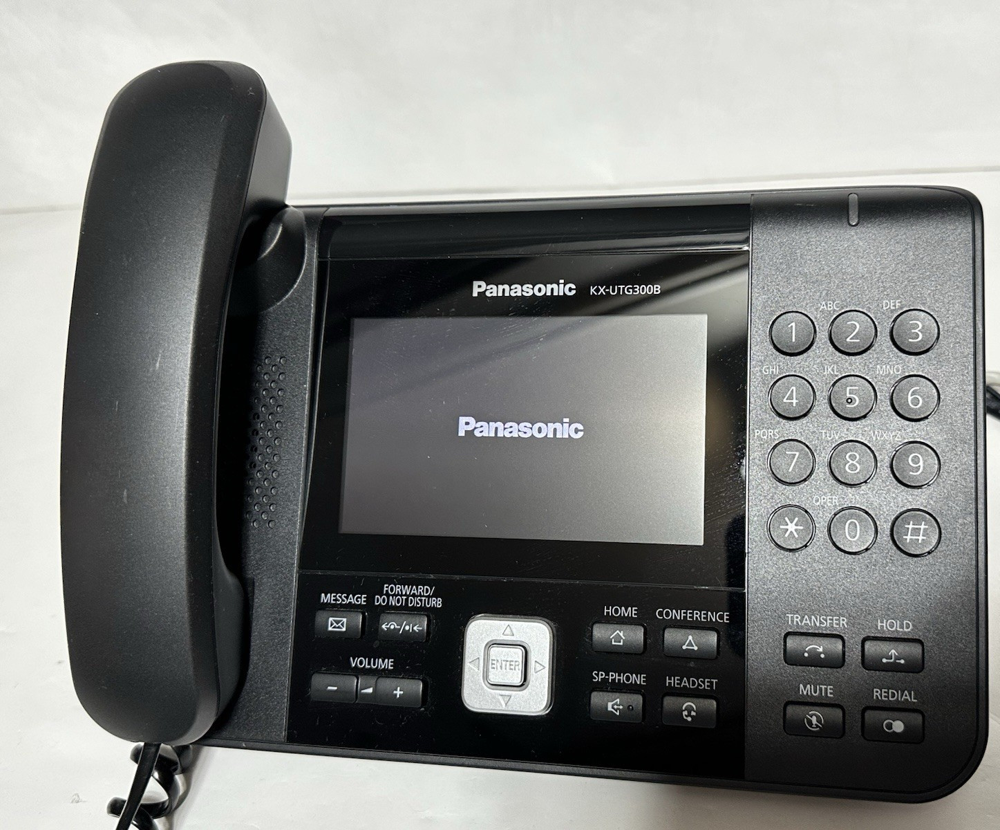 Panasonic KX-UTG300B Touchscreen Color Display SIP Telephone with Power Supply
