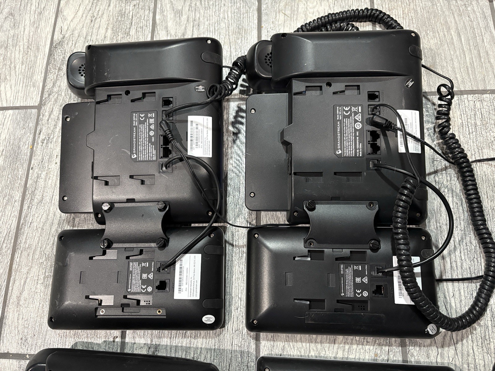 LOT 3 – Grandstream GXP2140 Phones W/ GXP2200EXT Expansion Modules