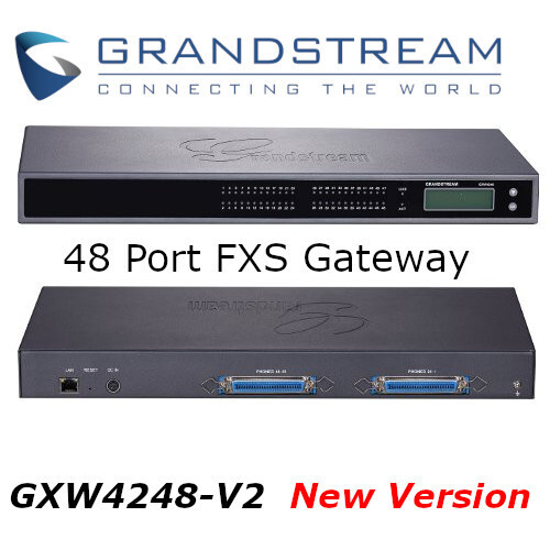Grandstream GXW4248-V2 48-Port FXS VoIP Gateway Gigabit GS-GXW4248 NEW VERSION