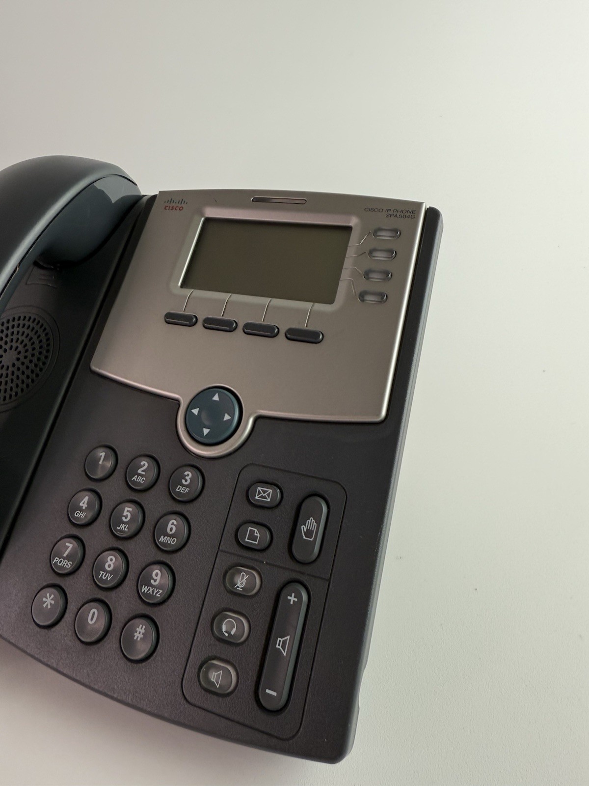 Cisco SPA504G IP Business Phone – Tested & Working – No Power Adapter