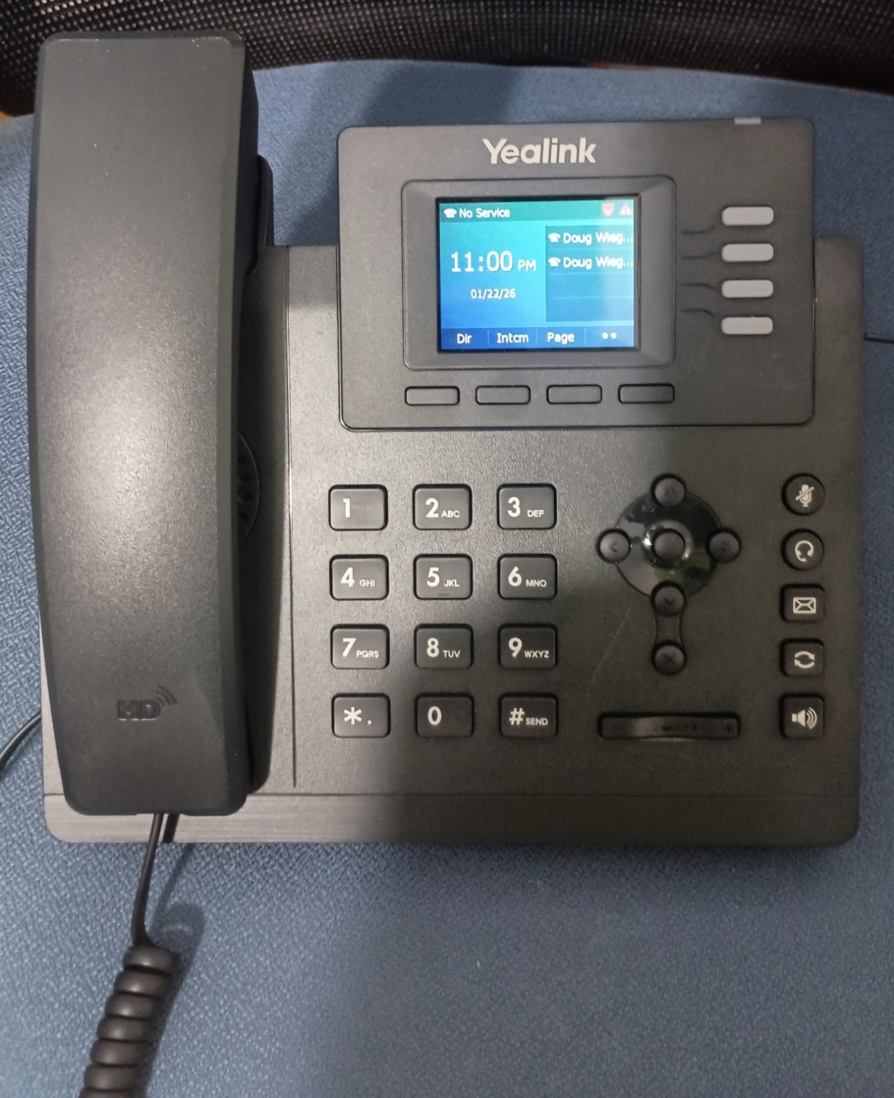Yealink T33G – IP Phone, 4 VoIP Accounts. 2.4-Inch Color Display – ** Working **