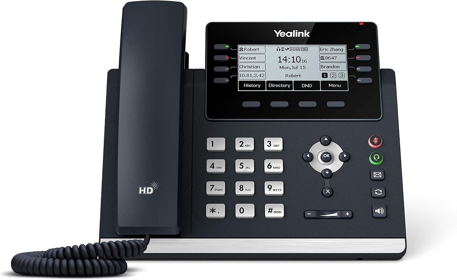 Yealink T43U IP Phone – Power Adapters Included – 1 Year Manufacturer Warranty