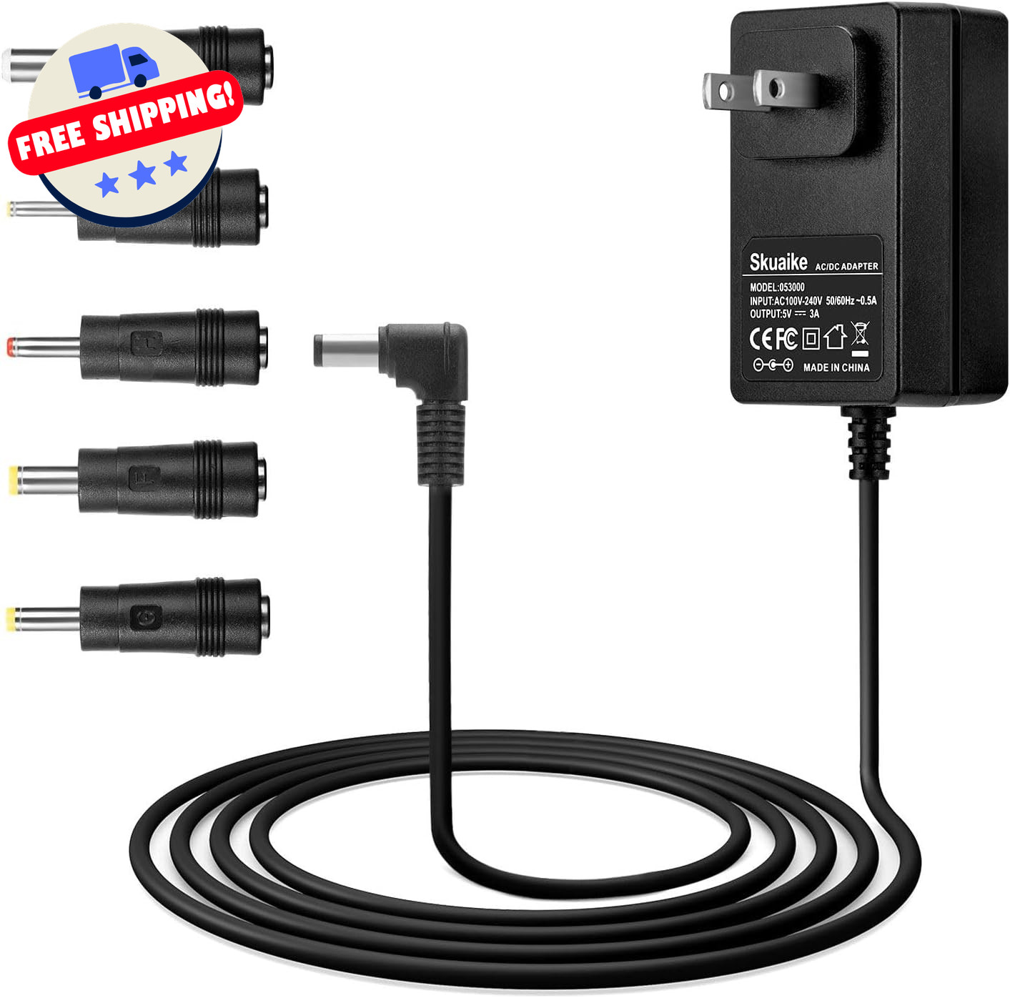 5V Power Cord for VVX 150 250 350 450 Phones – Fast Charging, 70 Inch
