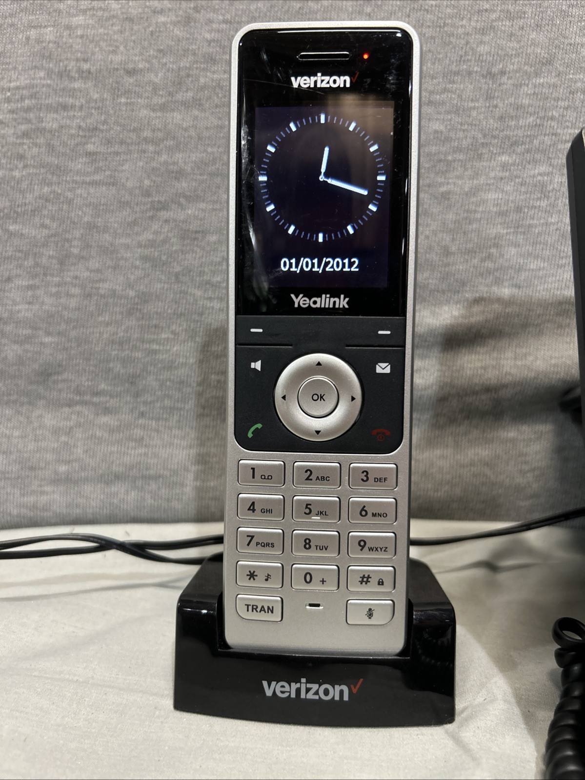 Yealink SIP-T46S Black Gigabit IP Phone W/ W56HB Handset And W60B IP Base