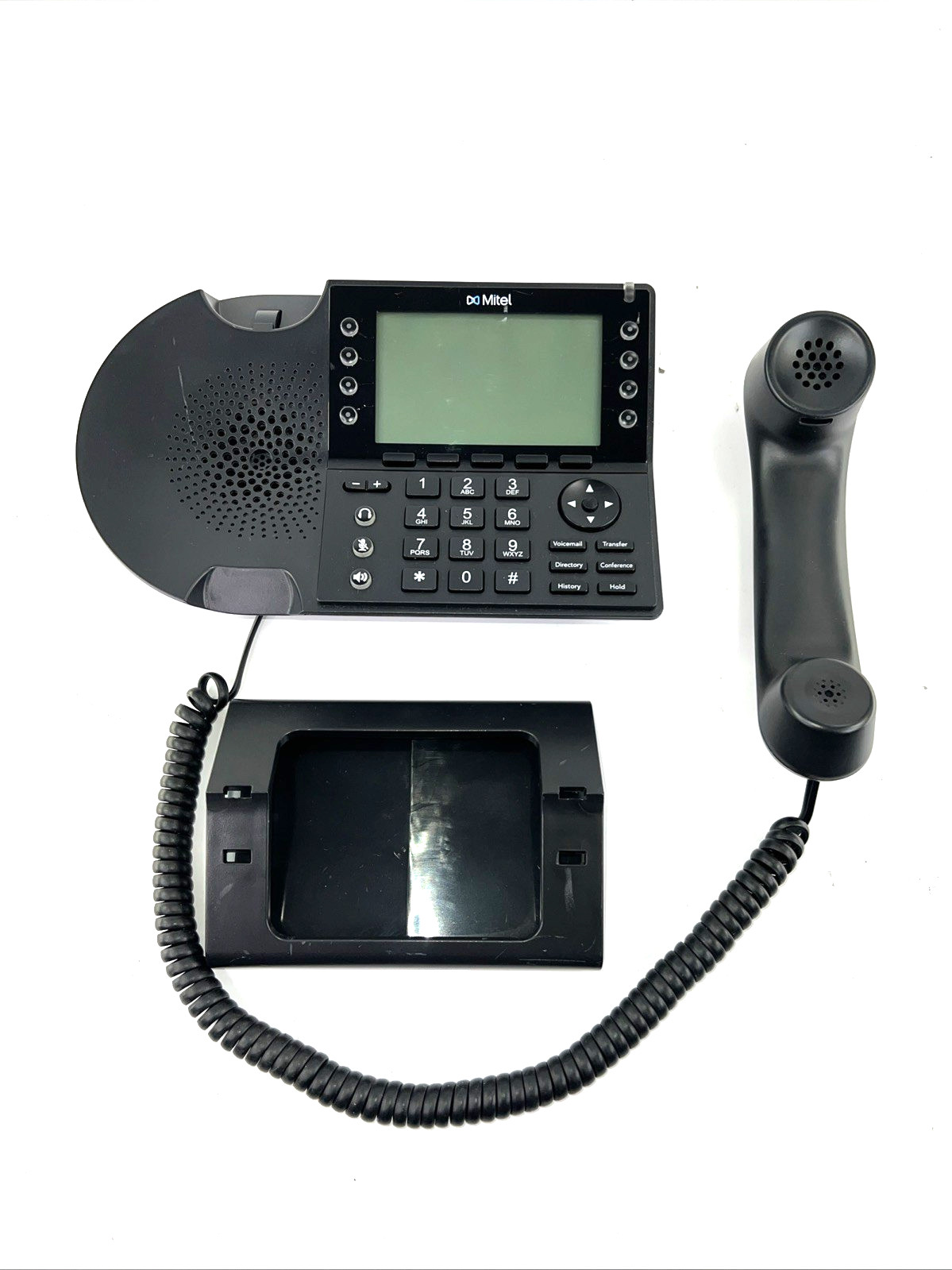 LOT 10 MiTel IP480G Gigabit Business IP Phones BUNDLE w/Stands Handsets RESET