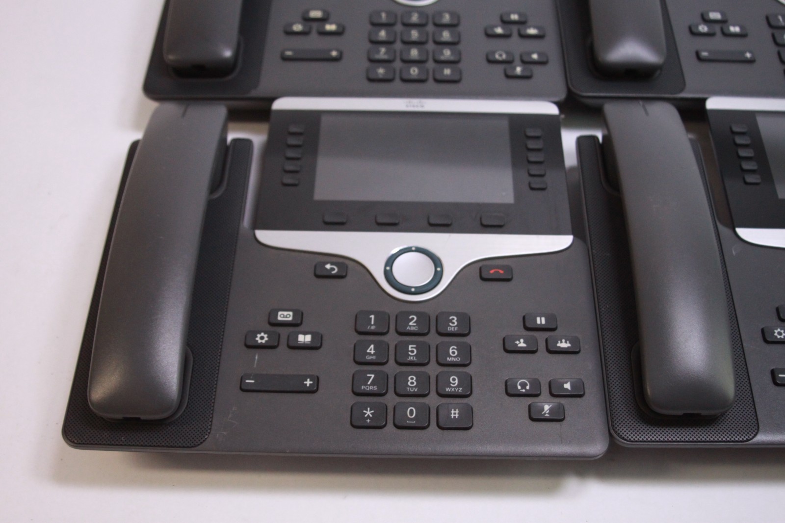Lot 20 Cisco CP-8811 Corded IP Phones Business VoIP with Stands & Handsets READ