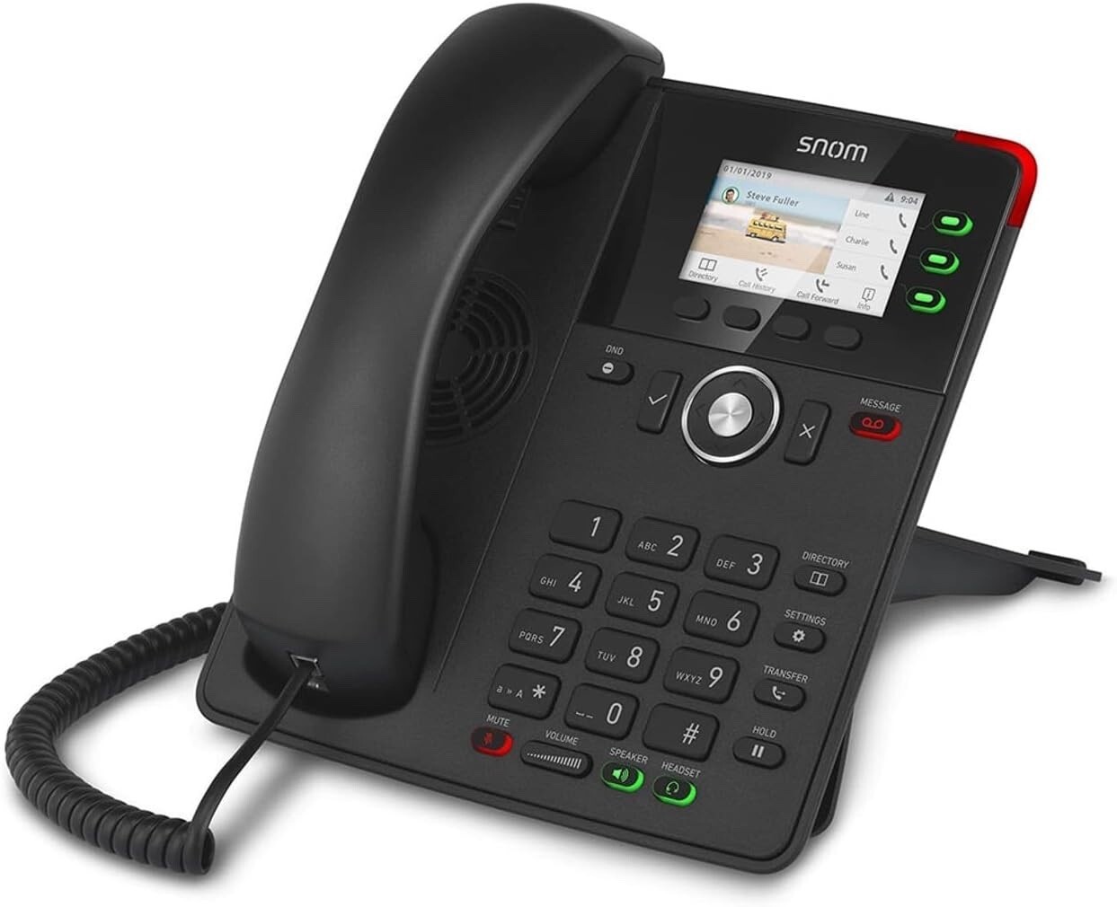 Snom Technology D717 Snom D717 Sip Phone 3.2 Lcd 4 Sip “New In Box”