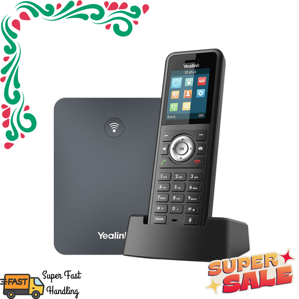 Yealink W79P DECT Solution including W70B Base Station and 1x W59R Handset, IP67