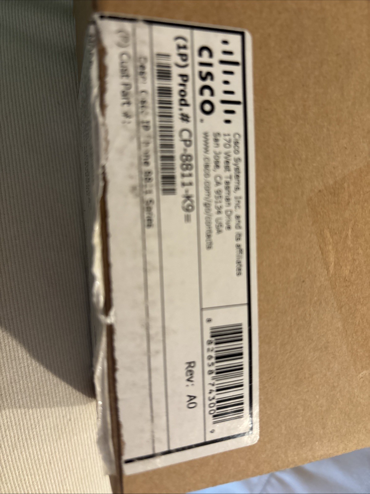 Cisco 8811 Series CP-8811-K9 IP VOIP Office Business Phone Charcoal – New