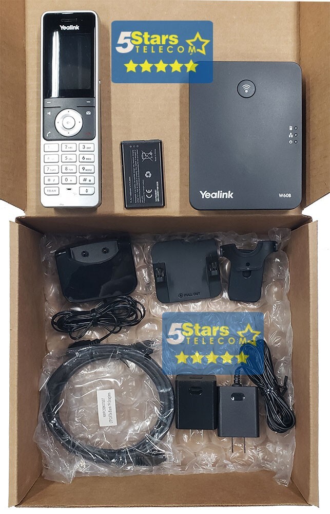 Yealink W76P High-Performance DECT IP Phone System – Rnewed, Grade A