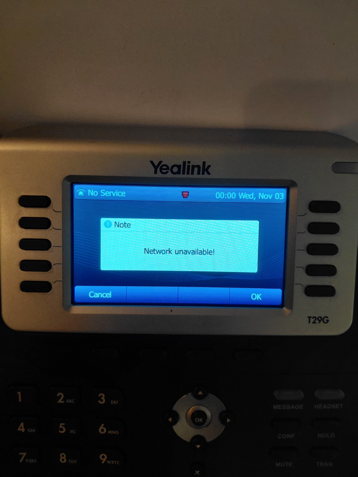 Lot of 4 Yealink Model SIP-T29G Gigabit IP Phones With Handsets & Power Tested