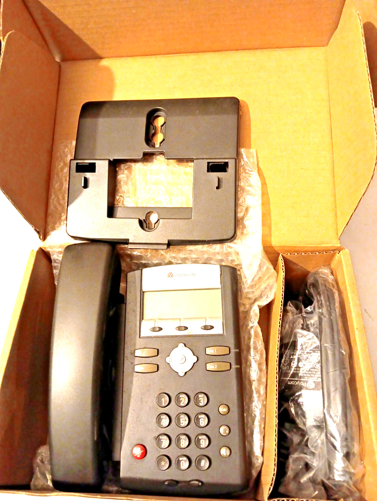 Polycom VVX 300 Series Business Media Desktop Phone – Black (2200-46135-001)