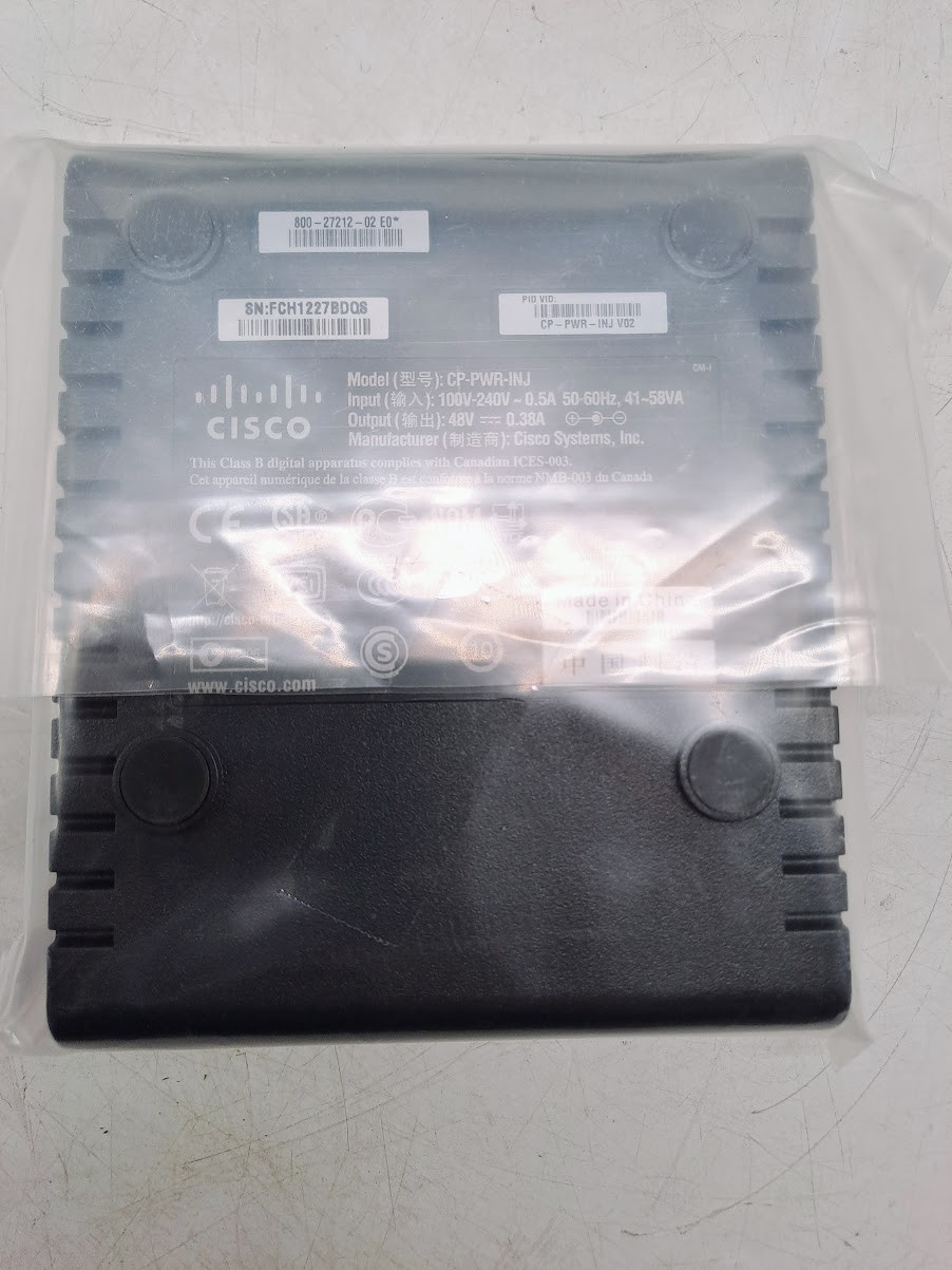 Cisco IP Phone Power Injector CP-PWR-INJ 48V