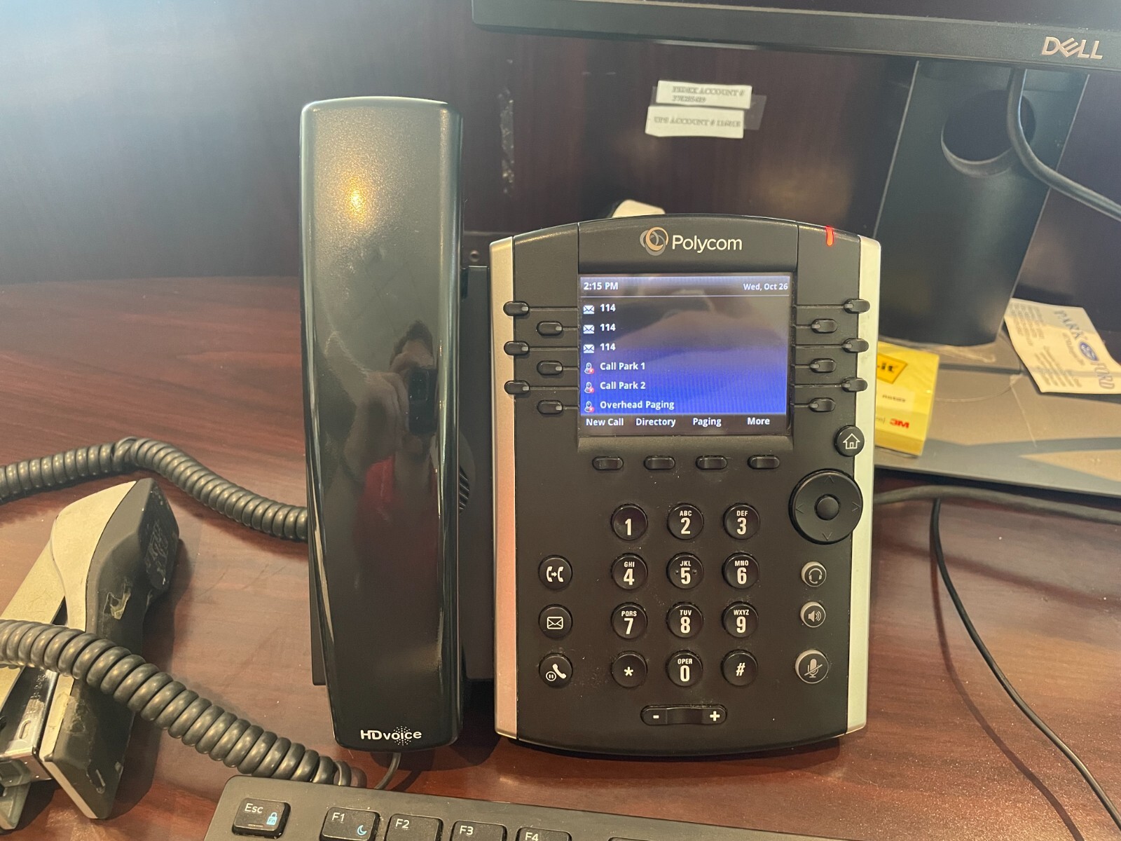 Polycom VVX 400 12-line HD VoIP Phone – Black (LOT OF 15)