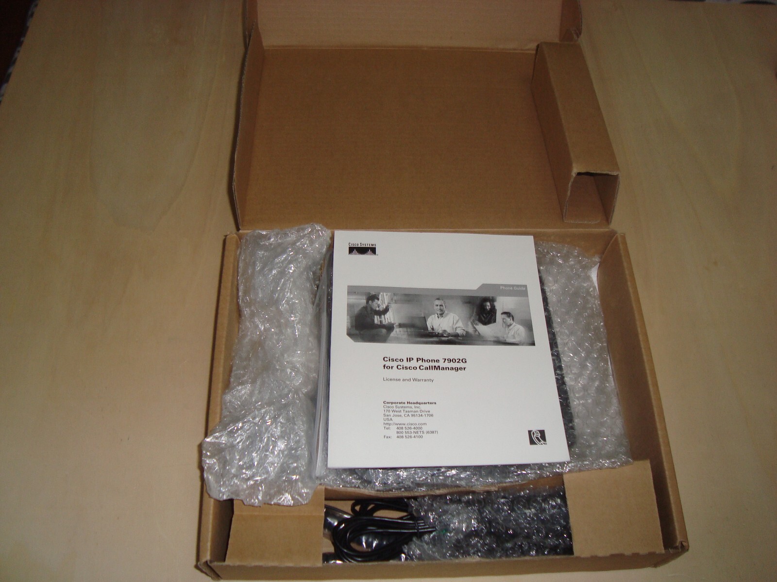 Cisco CP-7902G – IP Phone – VoIP Phone – SCCP – Single Line –