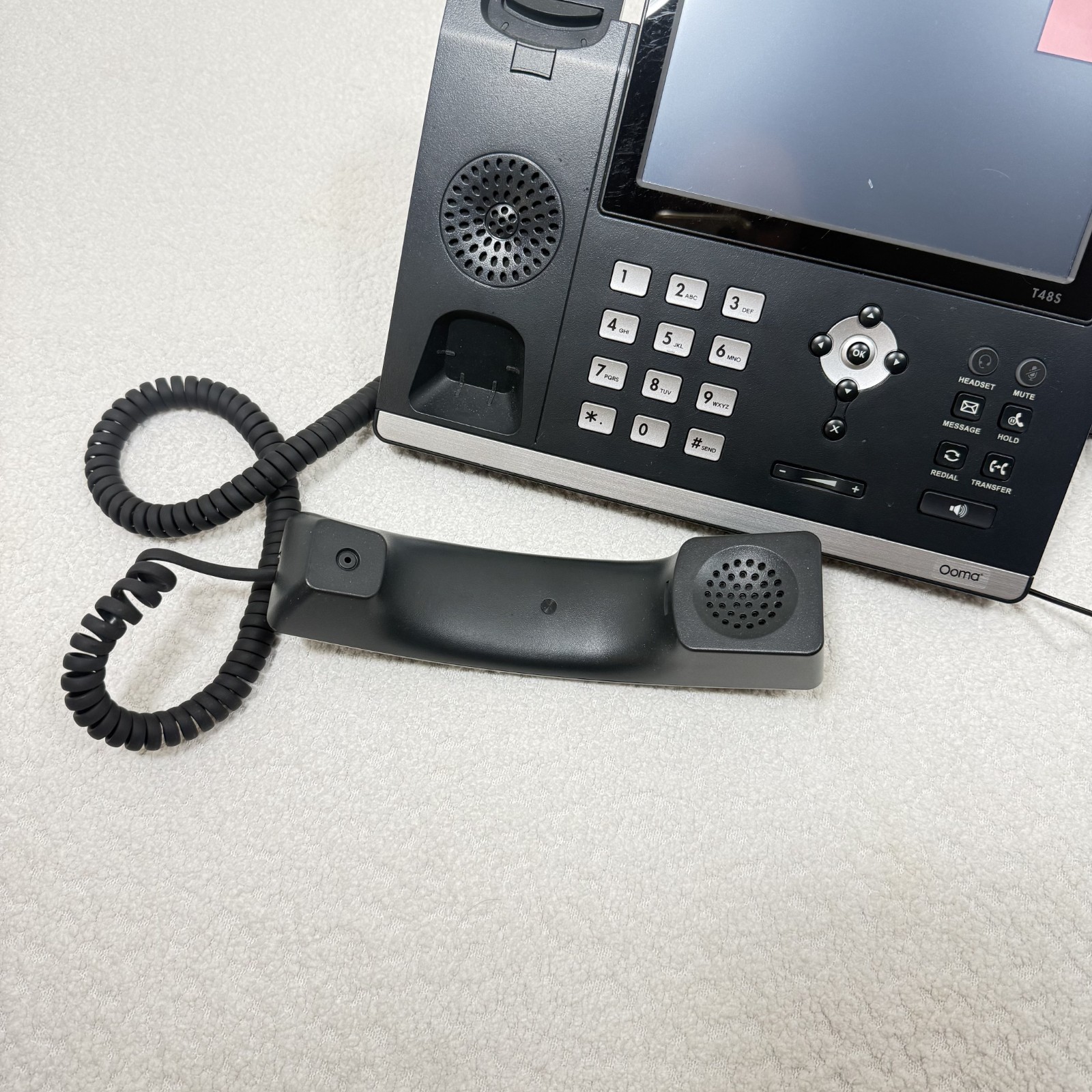 Lot of 3 Yealink T48S Gigabit IP Business Phones w/ Power Adapters Tested