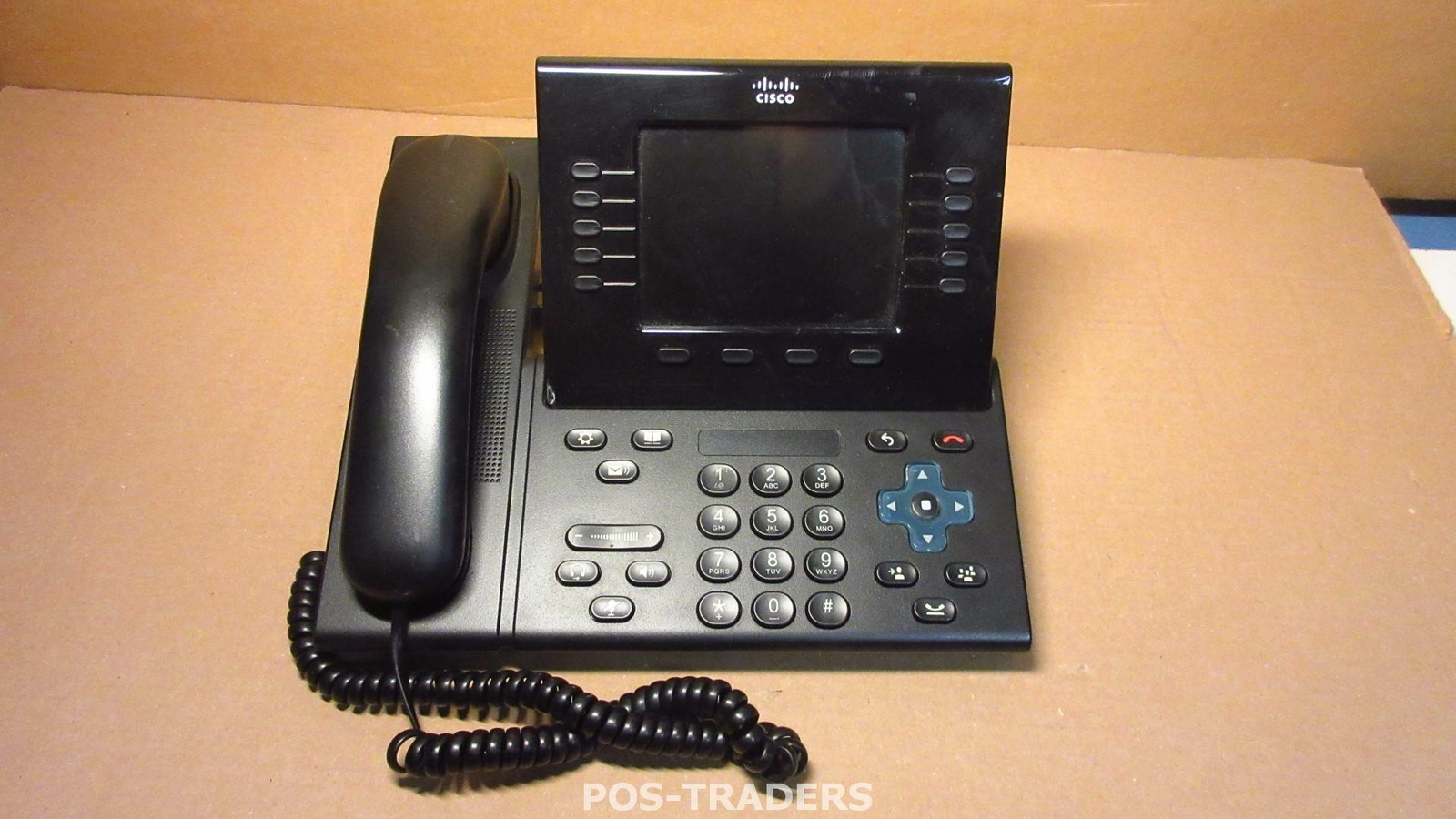 Cisco 8961 CP-8961-C-K9 Unified IP Phone 5-inch Color Display Black INCL HANDSET