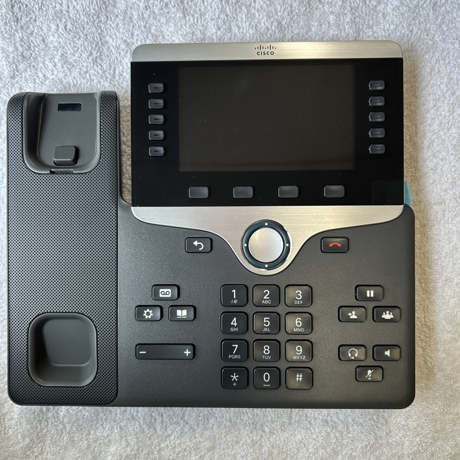 Cisco CP8851-k9 Phone Unit – Powered By POE – No Separate Power Cube